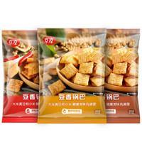 京东自有品牌 京淳 豆香锅巴混箱装60g*24袋（麻辣味+烧烤味+牛肉味）