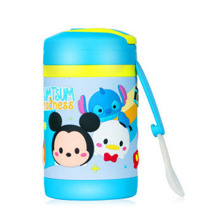 Disney 迪士尼 WD-3343 304不锈钢焖烧杯 450ml 蓝色