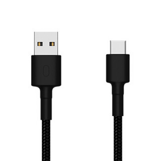 小米USB-C数据线 编织线版  （30cm） 黑色