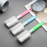 洁比世 厨房海绵长柄杯刷 洗杯子擦瓶刷 清洗保温杯杯刷清洁洗杯刷