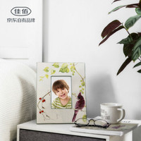 佳佰 陶瓷定制 礼品相框画框摆台 挂墙送礼美式花鸟10英寸相框