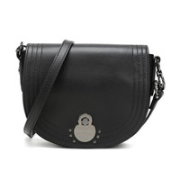 LONGCHAMP 珑骧 女士CAVALCADE系列羊皮单肩斜挎包 1395 956 001黑色