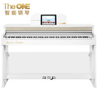 The ONE智能钢琴 尊享演奏版 电钢琴88键重锤 专业升级版 成年人儿童电子钢琴 光亮白