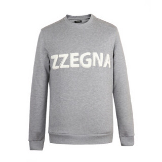 Z Zegna 杰尼亚 奢侈品 秋冬新款 男士灰色混纺圆领长袖卫衣 VR402 ZZ827M 7M1 S码