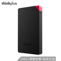 联想 (thinkplus) 256GB Type-c USB3.1 移动硬盘 固态(PSSD) US100系列 黑色