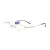 SEIKO 精工 眼镜框男款半框纯钛基础系列眼镜架近视配镜光学镜架H01061 C02 52mm 银色