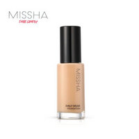 谜尚(MISSHA)润光焕采粉底液自然色35ml(遮瑕自然持久透亮)