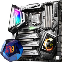 Intel 英特尔 酷睿i9-9900k 处理器+ msi 微星 MEG Z390 GODLIKE 超神板 主板 套装