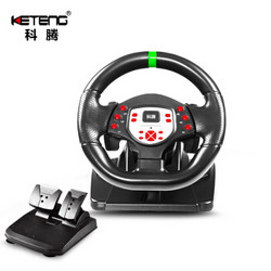 科腾 KETENG R180B 7合一电脑游戏赛车方向盘180度F1模拟驾驶遨游中国欧卡2支持PS4/3/XBOX/安卓PC