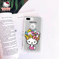 x-doria HelloKitty苹果7Plus手机壳iPhone7P保护壳 全包防摔手机保护套 智慧凯蒂猫