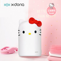 x-doria HelloKitty移动电源10000毫安大容量便携式手机通用充电宝 萌脸红凯蒂猫
