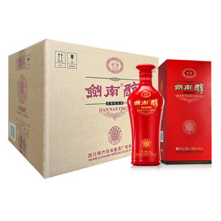 剑南春  剑南醇（喜庆装）52度  整箱装白酒  500ml*6瓶  口感浓香型 *2件