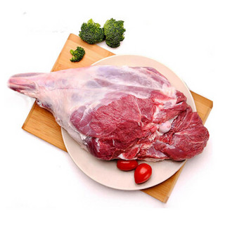 天莱小公羊 新疆180天羔羊肉 羊后腿1.6kg 烧烤火锅食材 自营生鲜