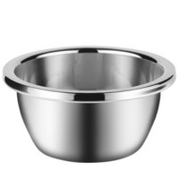 华帝 不锈钢盆20cm加厚304不锈钢料理盆子多用洗菜盆和面盆调料盆