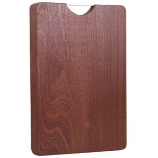 唐宗筷 整木菜板 沙比利实木砧板 家用厨房刀板案板 大号40*29.5*2cm C5503