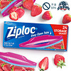 Ziploc 密保诺 美国进口 密实袋 中号24个 食品密封袋