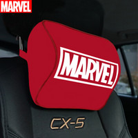 漫威（Marvel）钢铁侠（红）汽车头枕护颈枕靠枕座椅车用枕头记忆棉车内用品