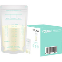 优合（youha）母乳储存袋冷冻人奶保鲜存储袋奶水储奶袋60片装200ml-YH-C04