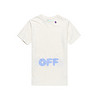 OFF WHITE 男士logo印花图案棉质短袖T恤 OMAA027E181850060231