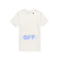 OFF WHITE OMAA027E181850060231 男士白色logo印花短袖T恤