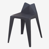 乐高赫曼 凳子时尚创意餐桌凳家用塑料椅子加厚成人餐厅餐椅现代简约高板凳LG-MED1黑