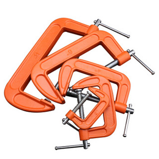 汉顿hardeng字夹g型c型木工夹固定夹子木工夹紧器快速夹具固定器2寸