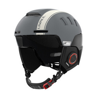 LIVALL力沃  智能滑雪头盔 蓝牙对讲男女滑雪装备护具保暖透气专业单板双板滑雪运动头盔 57-61cm 石墨黑