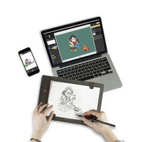 实录ISKN Slate 2+ 数位板 无线蓝牙 手绘板 绘图板 手写板 电脑绘画板 绘画板