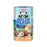 meiji 明治 熊猫夹心饼干椰子味 50g *16件