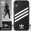 adidas 手机壳 Samba系列 iPhone XR 时尚防摔TPU 经典三叶草黑白