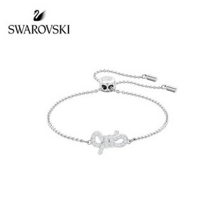 SWAROVSKI 施华洛世奇镀白金色创意领结造型Lifelong Bow 手链女专柜同款时尚饰品女友礼物5469983【报价价格评测怎么样】  -什么值得买