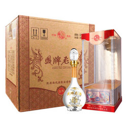 西凤 浓香型 凤牌老酒 金尊 52度 500ml*4瓶   *2件