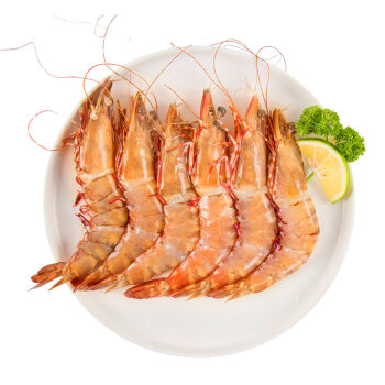值友专享翔泰海南活冻九节虾加大号500g812只2件
