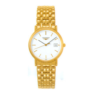 longines 浪琴 瑰丽系列 l4.720.2.12.8 男士石英手表