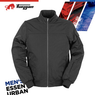 Furygan Malcom（麦肯）法国品牌 休闲款 冬季摩托机车防风防雨夹克 D3O护具 黑色 L