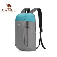 骆驼 CAMEL 户外10L男女通用双肩背包徒步登山野营户外休闲运动背包 8W3AMT012 灰蓝