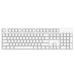 iKBC C104 104键 机械键盘 白色(Cherry银轴、PBT)