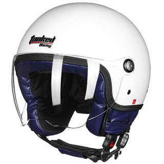 坦克（Tanked Racing）摩托车头盔头盔电动车头盔T583四季通用 循环透气舒适 XXL码 白色