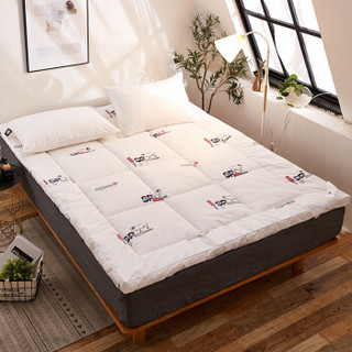 雅鹿 羊毛床垫 立体边保暖床褥加厚单双人床褥子榻榻米床垫 150*200cm