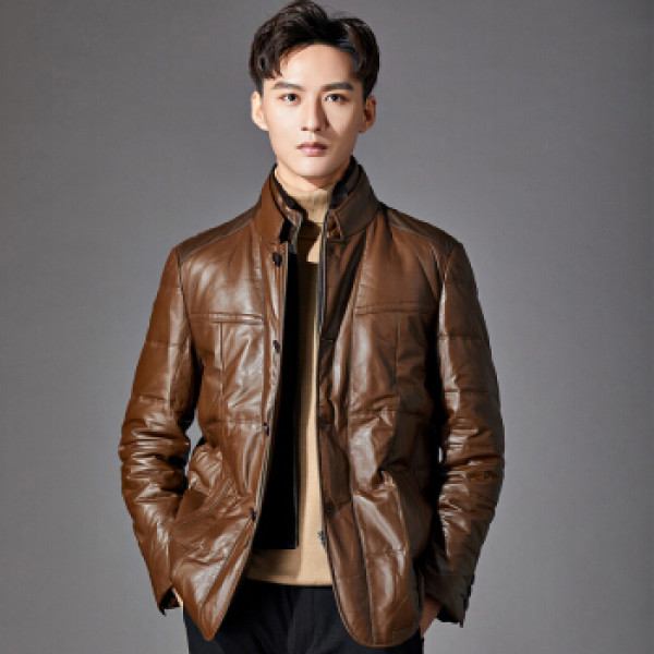 百科首页 服饰鞋包 男装 男外套 男士皮衣 步森 商品首页