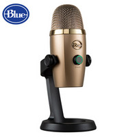 Blue yeti Nano 小雪怪USB专业电容麦克风 电脑手机游戏直播 主播唱歌喊麦话筒 全民K歌唱吧会议录音 库巴金