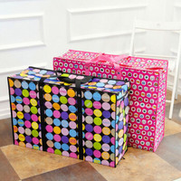 秉优 防水搬家袋 行李袋 购物袋 棉被收纳袋 编织袋 手提袋子(80升4只装)