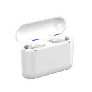 诺必行 Q32无线5.0双耳超小迷你隐形TWS蓝牙耳机耳塞式入耳式运动跑步 小米苹果安卓手机通用  白色