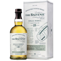 苏格兰百富（The Balvenie）洋酒 百富25年单桶陈酿单一纯麦威士忌700ml *2件