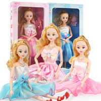 奥智嘉 时尚公主芭比娃娃套装大礼盒过家家 儿童玩具 女孩玩具礼物