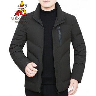 Mexican 稻草人 年冬季男士服装新款短款修身外套时尚休闲保暖防寒服  18259DC9887