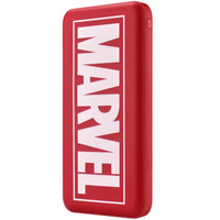 迪士尼 漫威logo MARVEL 10000毫安移动电源/充电宝 双USB输出 适用于平板/手机等 迪士尼漫威正版授权