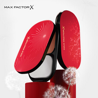 蜜丝佛陀 MAXFACTOR 透滑粉饼3号 10g 润红色 锦鲤粉饼（彩妆 粉底 轻薄 定妆 修容 持久 不易脱妆）