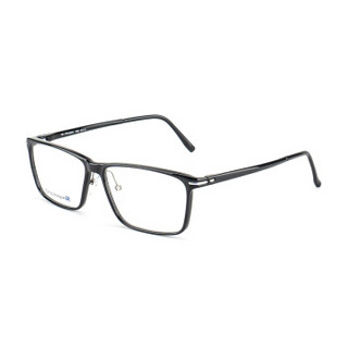 STEPPER思柏光学镜架远近视眼镜架 男款板材商务休闲眼镜框全框 STS-20002-F900亮黑色55mm