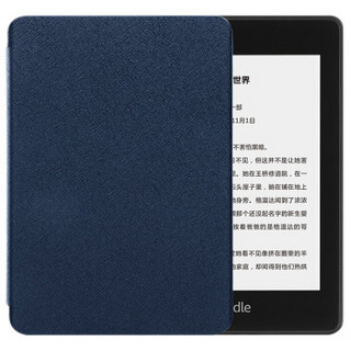 全新Kindle paperwhite 电子书阅读器 电纸书墨水屏 经典版 第四代 6英寸wifi黑色 8G+海军蓝保护套